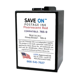 Pitney Bowes 765-9 Red Ink Cartridge | Compatible, DM SendPro C Auto Series - 0