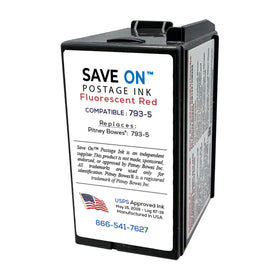 Pitney Bowes 793-5 Red Ink Cartridge 2 Pack | Compatible with DM Series & SendPro P - Connect + - 0