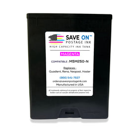 Quadient Memjet M5M250-N | Memjet Ink Compatible HI-CAP Magenta Ink Tank for Mach Series Hasler Quadient and Formax Printers | 2 Pack - 0