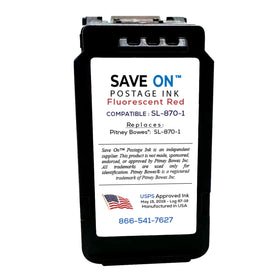 Pitney Bowes SL-870-1 Ink Cartridge 2 Pack | Compatible with SendPro Mailstation