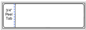 Quadient / Neopost 7465233-01 Postage Meter Labels | Compatible, Single Tape Strips - Mindful Supplies