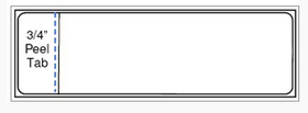 Quadient / Neopost PT1N03 Postage Meter Labels | Compatible, Single Self-Adhesive Tape Strips - Mindful Supplies