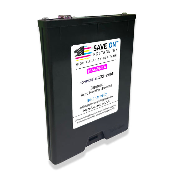 Compatible Astro 123-2414 | Memjet Ink Compatible HI-CAP Magenta 250ml Ink Tank for AstroJet M1 M2 S1 and M1DX