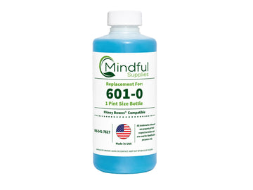 Pitney Bowes E-Z Seal 601-0 Sealing Solution | Compatible, SINGLE - Pint Size Bottle