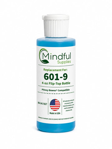 Pitney Bowes E-Z Seal Sealing Solution 601-9 | Compatible, One - 4oz Bottle