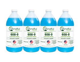 Pitney Bowes E-Z Seal 608-0 Sealing Solution | Compatible, Four - Half-Gallon Bottles