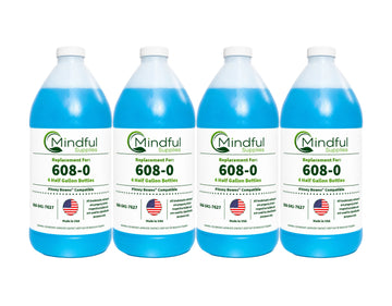 Pitney Bowes E-Z Seal 608-0 Sealing Solution | Compatible, Four - Half-Gallon Bottles