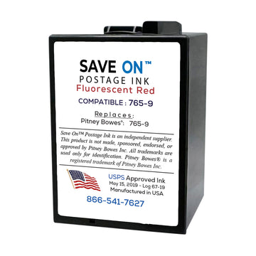 Pitney Bowes 765-9 Red Ink Cartridge | Compatible, DM SendPro C Auto Series - 0