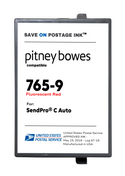 Pitney Bowes 765-9 Red Ink Cartridge 2 Pack | Compatible with SendPro C Auto