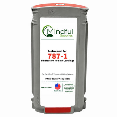 787-1 Fluorescent Red Ink by Mindful Supllies