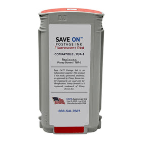 Pitney Bowes 787-1 Red Ink Cartridge | Compatible, SendPro P and Connect+ Series