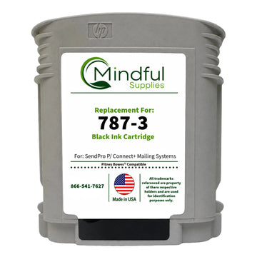 787-3 Black Ink Cartridge by Mindful Supplies