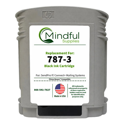 787-3 Black Ink Cartridge by Mindful Supplies