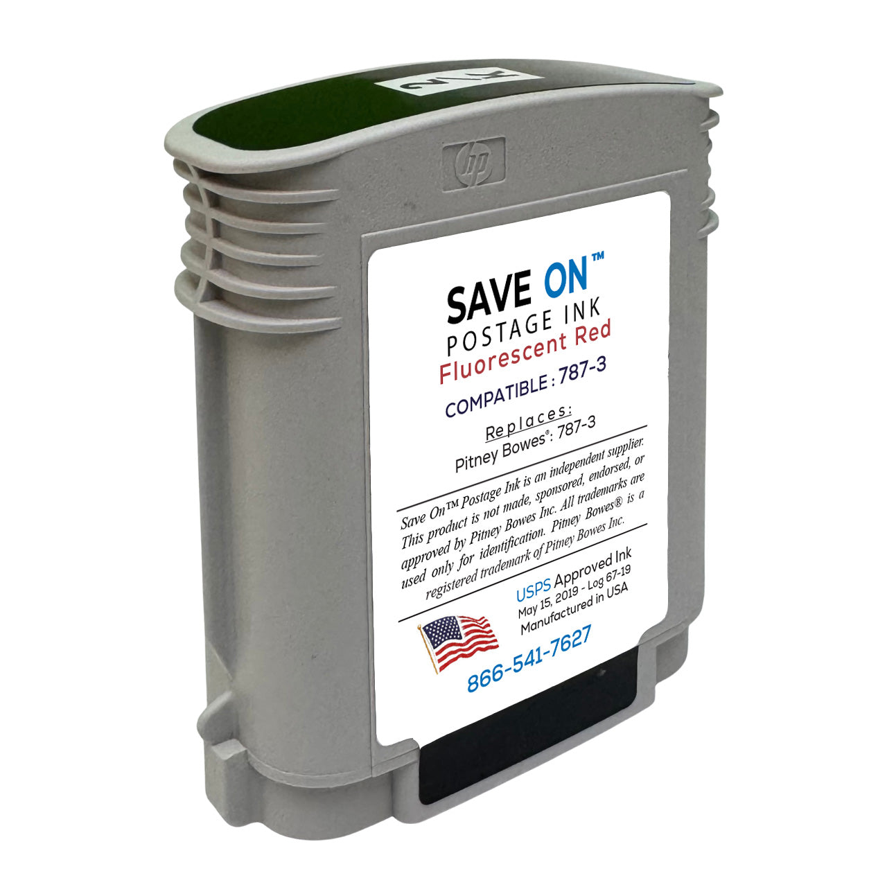Pitney Bowes 787-3 Black Ink Cartridge | Compatible, Large - SendPro P / Connect+ Series - 0