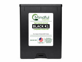 Compatible 870101-005 Black K1 high capacity ink tank for Classic and NXT printers by Mindful Supplies