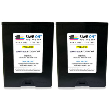 iJet Yellow Ink Tank 870104-005 2 pack Image Mindful Postage