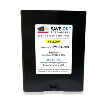 iJet Yellow Ink Tank 870104-005 Front Image Mindful Postage