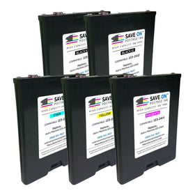 Astro CMYKK | Memjet Ink Compatible HI-CAP Complete Set Ink Tanks for AstroJet M1 M2 S1 and M1DX | 5 Pack - 0