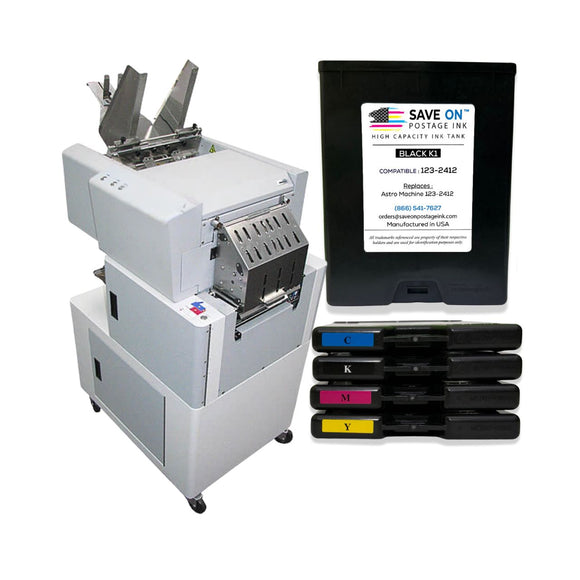 Astro CMYKK | Memjet Ink Compatible HI-CAP Complete Set Ink Tanks for AstroJet M1 M2 S1 and M1DX | 5 Pack