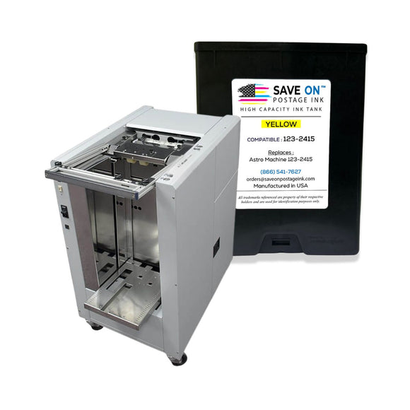 Compatible Astro 123-2415 | Memjet Ink Compatible HI-CAP Yellow Ink Tank for AstroJet M1 M2 S1 and M1DX | 2 Pack