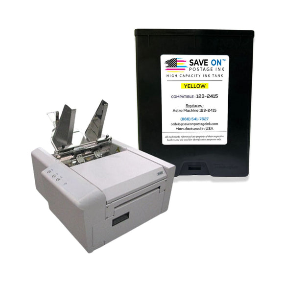 Compatible Astro 123-2415 | Memjet Ink Compatible HI-CAP Yellow Ink Tank for AstroJet M1 M2 S1 and M1DX | 2 Pack