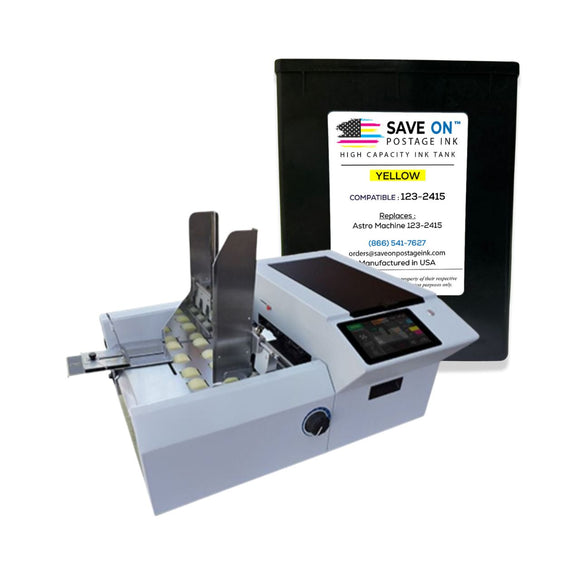 Compatible Astro 123-2415 | Memjet Ink Compatible HI-CAP Yellow Ink Tank for AstroJet M1 M2 S1 and M1DX | 2 Pack