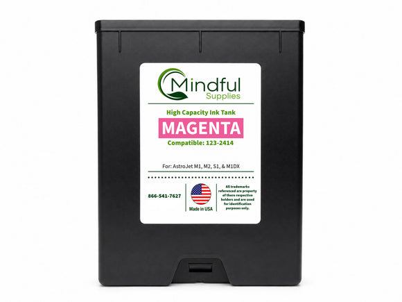 Compatible Astro 123-2414 Magenta 250ml Memjet Ink Tank for AstroJet M1 M2 S1 and M1DX