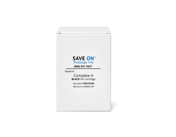Kao Collins TWK1818H Complete H Black Ink Cartridge Replacement | 42 ml Compatible GP8847HP