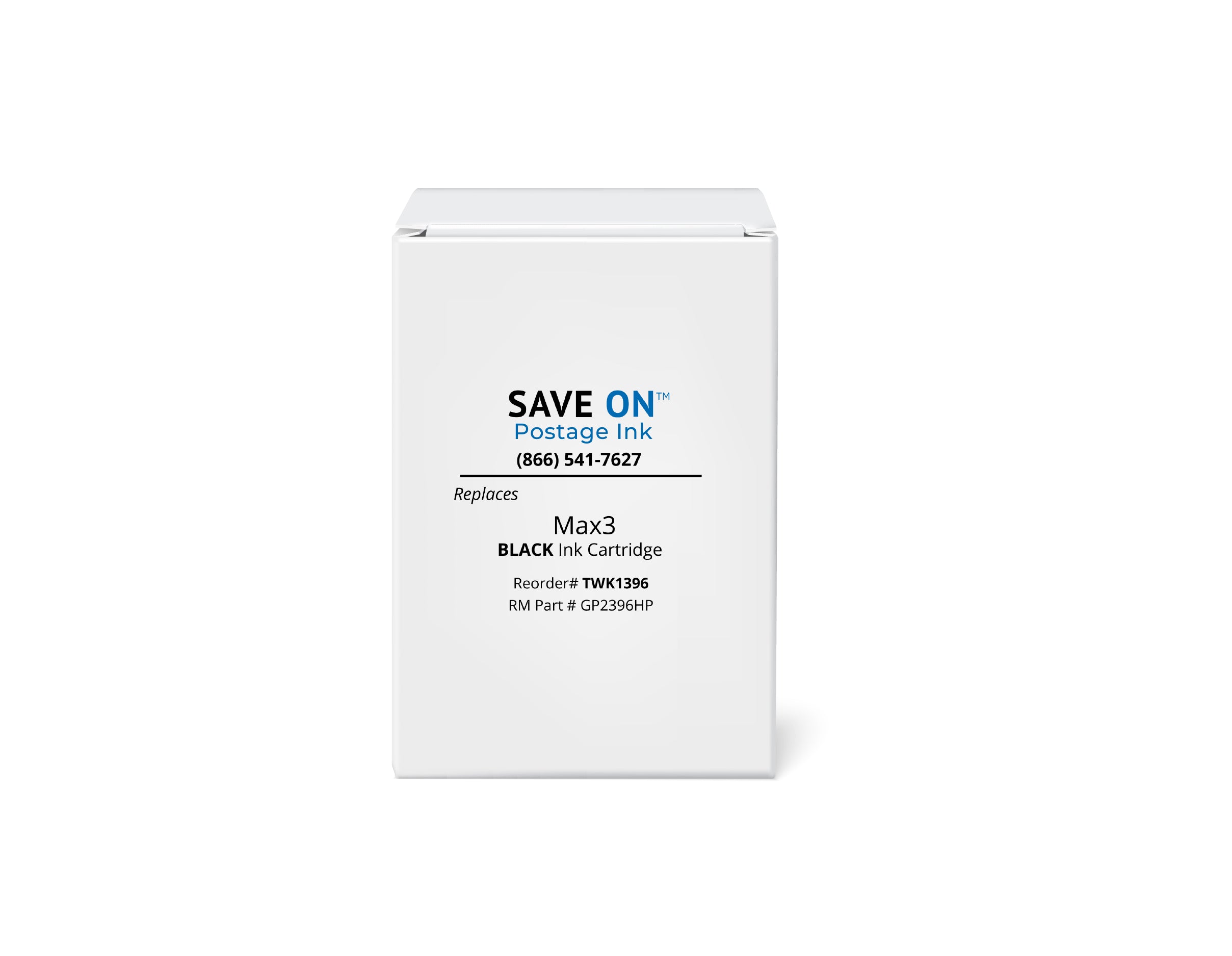 Kao Collins TWK‑1396 Max 3 Aqueous Black Ink Cartridge Replacement | 42 ml Compatible GP2396HP