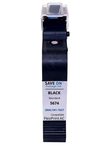 FlexPrint AC 5674 Black Ink Cartridge for Aqueous‑Coated Stock Replacement | Compatible (GP2395HP)