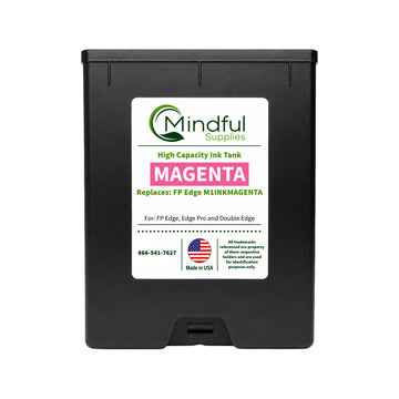 Compatible FP Edge magenta ink tank replacing M1INKMAGENTA for Edge, Edge Pro and Double Edge by Mindful Supplies