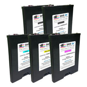 Compatible FP Edge FP-CMYKK | Memjet Ink Compatible HI-CAP Complete Set Ink Tanks for Edge, Edge Pro and Double Edge| 5 Pack - 0