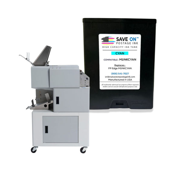 Compatible FP Edge M1INKCYAN | Memjet Ink Compatible HI-CAP Cyan Ink Tank for Edge, Edge Pro and Double Edge | 2 Pack