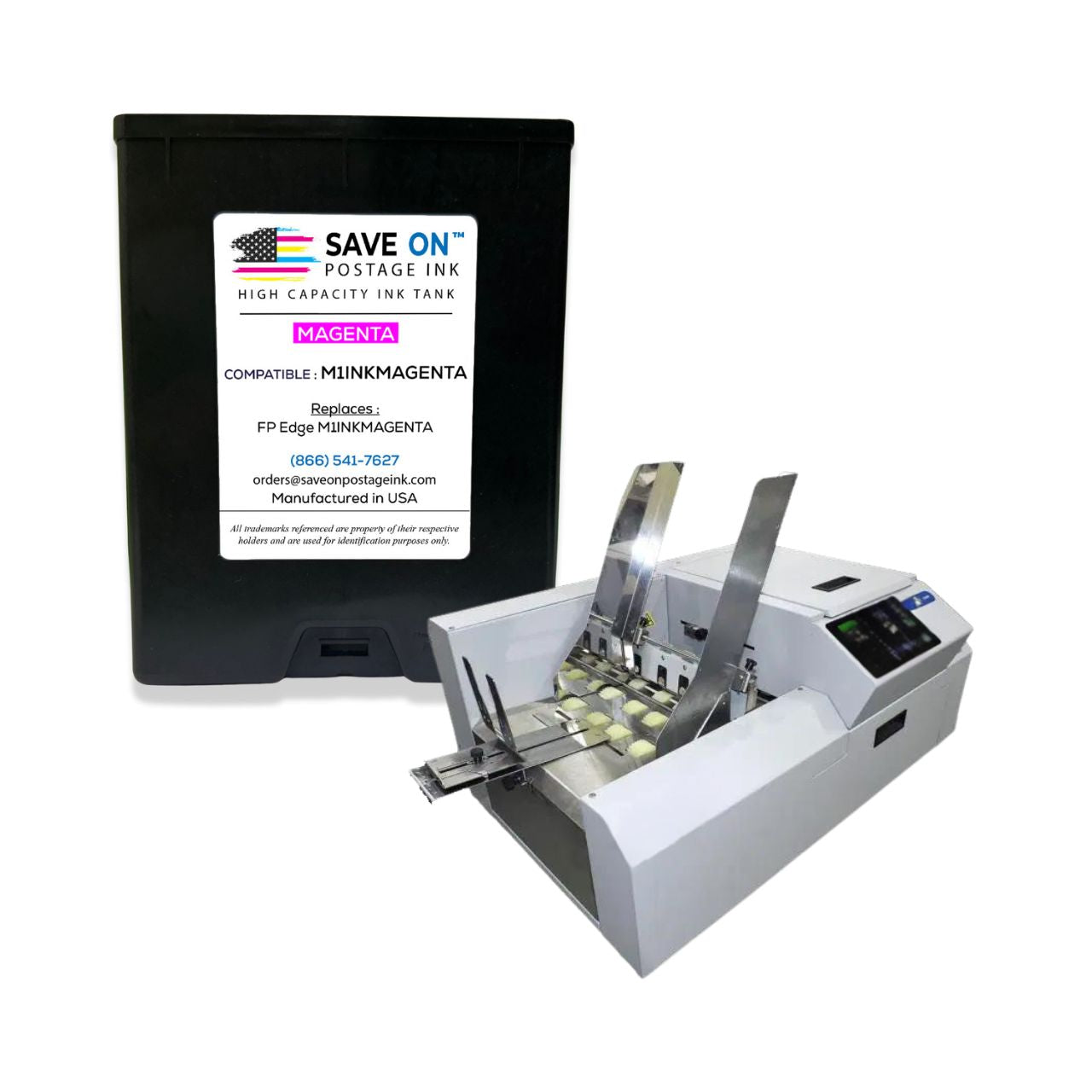 Compatible FP Edge M1INKMAGENTA | Memjet Ink Compatible HI-CAP Magenta Ink Tank for Edge, Edge Pro and Double Edge | 2 Pack
