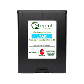 Compatible Formax CJ-21 Cyan Memjet Ink 250ml for ColorMax7 and ColorMax8 by Mindful Supplies