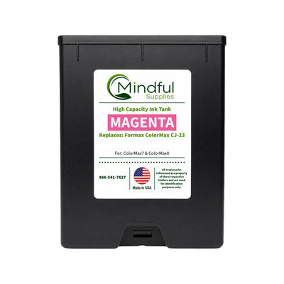Compatible Formax CJ-23 Magenta Memjet Ink 250ml for ColorMax7 and ColorMax8 by Mindful Supplies