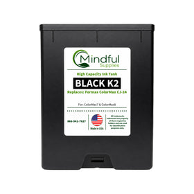 Compatible Formax CJ-24 Black K2 Memjet Ink 250ml for ColorMax7 and ColorMax8 by Mindful Supplies