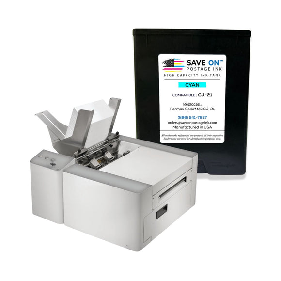 Compatible Formax CJ-21 | Memjet Ink Compatible HI-CAP Cyan Ink Tank for ColorMax7 and ColorMax8