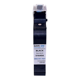 HP 45 (51645A) Compatible Black Ink Cartridge – 42ml Pigment for Addressing Printers