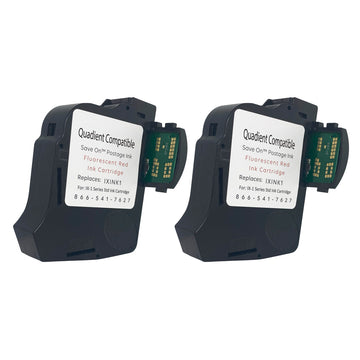 Quadient iX1 Postage Meter Ink Tank 2-Pack | Compatible with iX-1 Series (IXINK1)