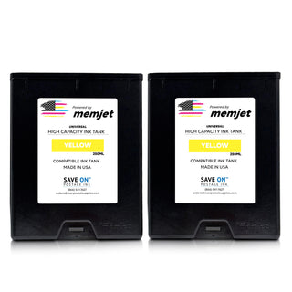 iJetColor by Printware 870104-001 | Memjet Ink Compatible HI-CAP Yellow Ink Tank for Classic & NXT Printer | 2 Pack