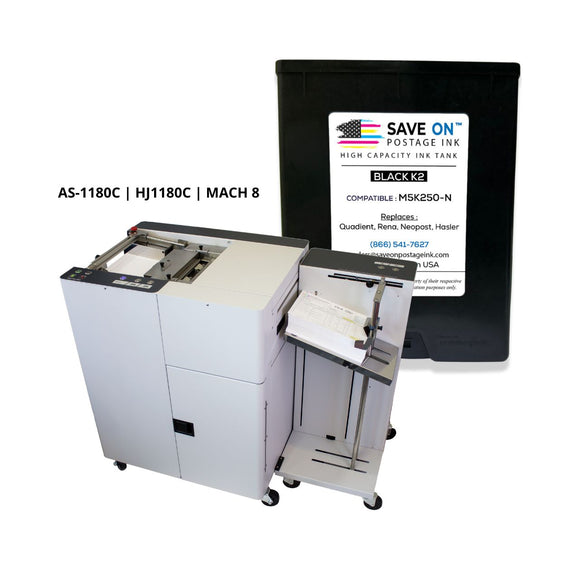 Compatible Quadient Memjet M5K250-N | Memjet Ink Compatible HI-CAP Black K2 Ink Tank for Mach Series Quadient Formax and Hasler Printers