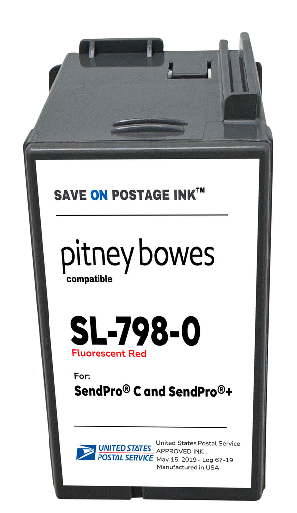 Pitney Bowes SL-798-0 Postage Meter Ink Cartridge | Compatible, SendPro / SendPro + Series