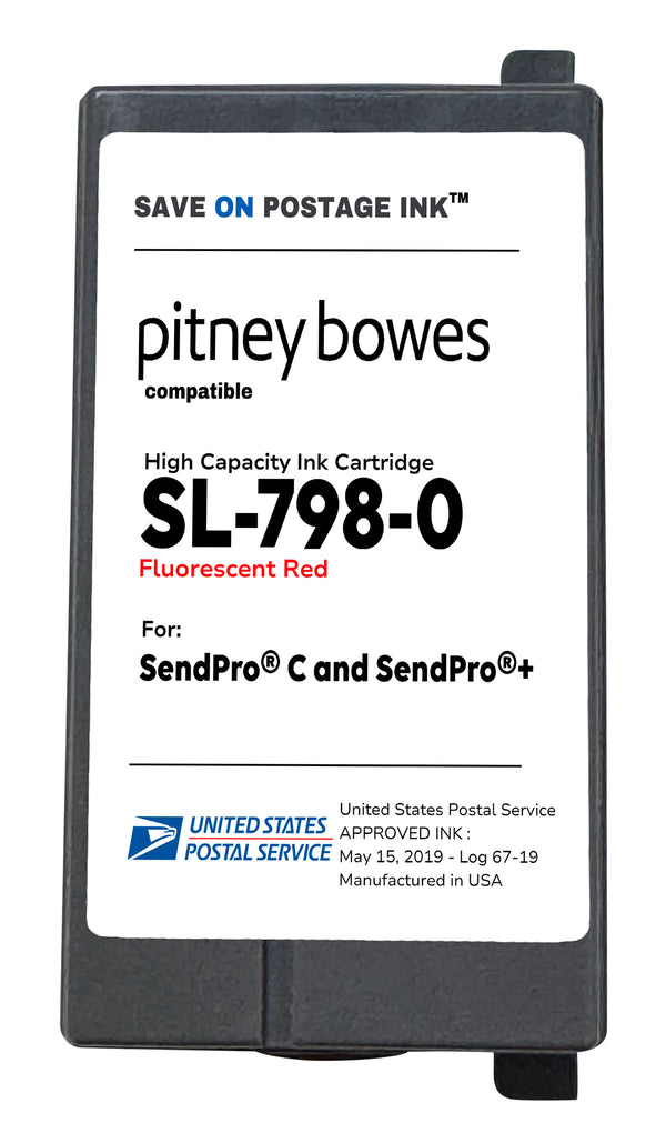 Pitney Bowes SL-798-0 Postage Meter Ink Cartridge | Compatible, SendPro / SendPro + Series