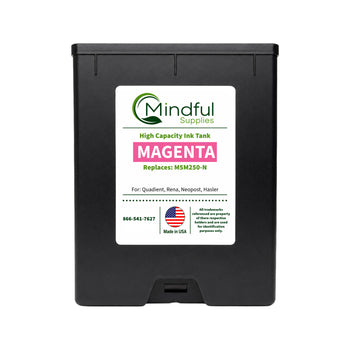 Compatible Quadient M5M250-N Magenta Memjet Ink 250ml for Mach Series Printers by Mindful Supplies
