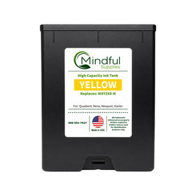 Compatible Quadient M5Y250-N Yellow Memjet Ink 250ml for Mach Series Printers