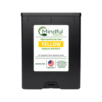 Compatible Quadient M5Y250-N Yellow Memjet Ink 250ml for Mach Series Printers