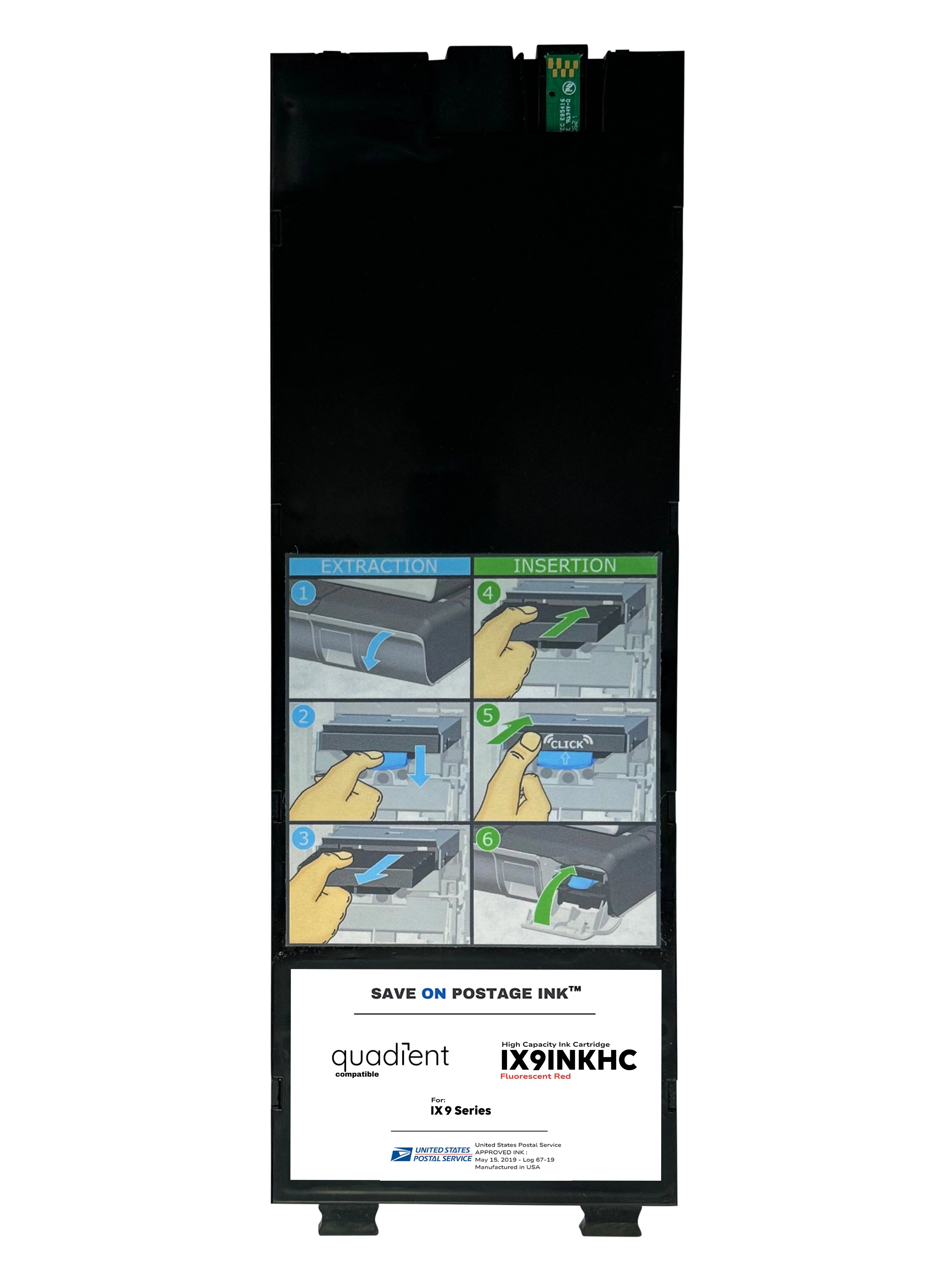 Quadient IX9 / IX9INKHC HI-CAP Ink Tank | Compatible, IX9 Series - Mindful Supplies