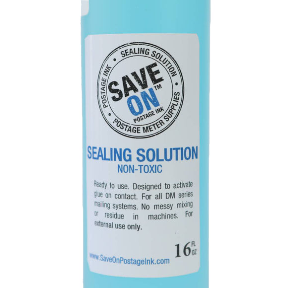Pitney Bowes E-Z Seal 601-0 Sealing Solution | Compatible, TWO PACK - Pint Size Bottles - Mindful Supplies