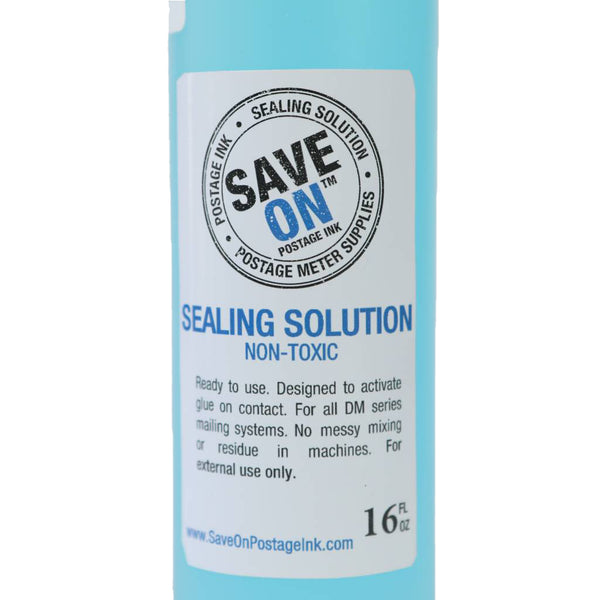 Pitney Bowes E-Z Seal 601-0 Sealing Solution | Compatible, TWO PACK - Pint Size Bottles